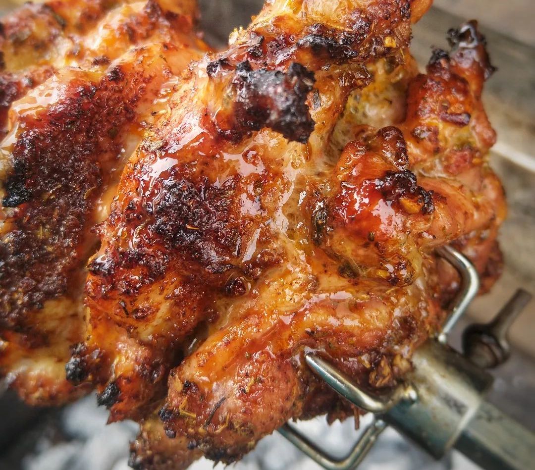 How-to BBQ: Rotisserie chicken kebabs