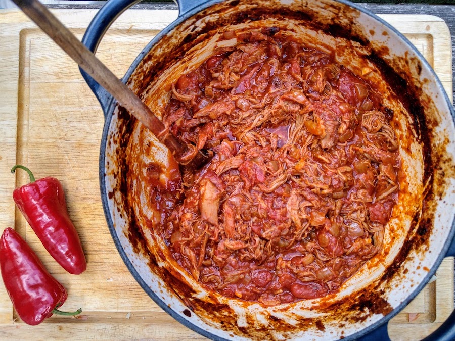 Over-the-top beef cheek chilli