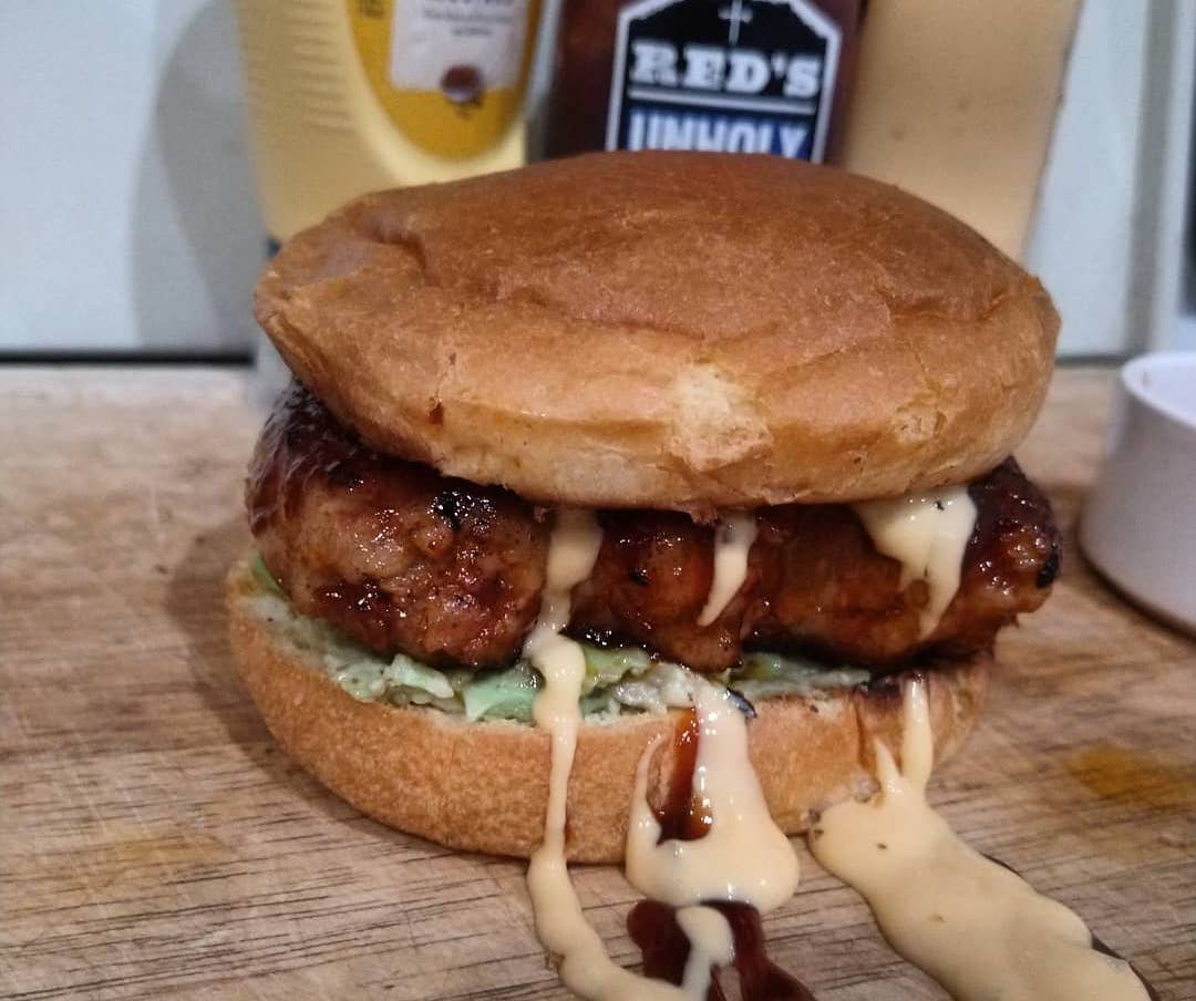 Make-at-home McDonalds McRib burger!